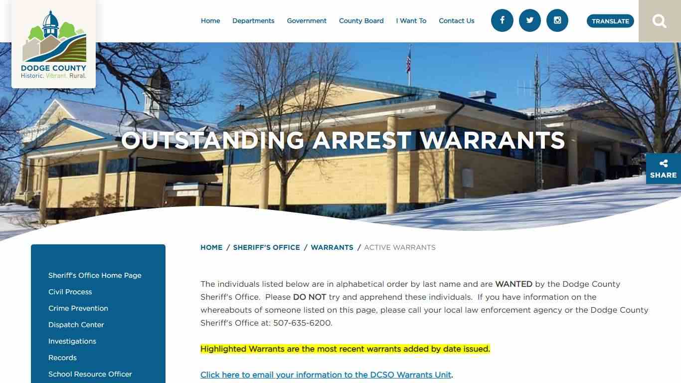 Welcome to Dodge County, MN